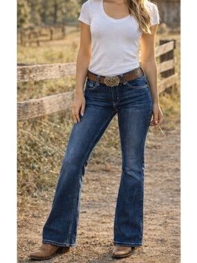 Wrangler Jr. 15 dark blue bootcut jeans